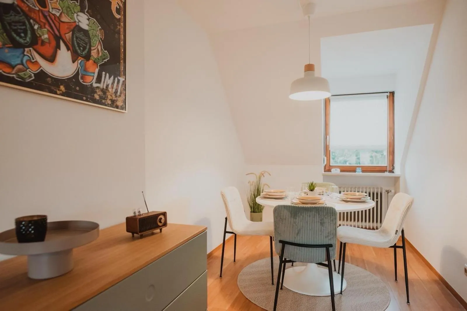 Apartmán Zentral, Loggia, Tg-Platz Augsburg